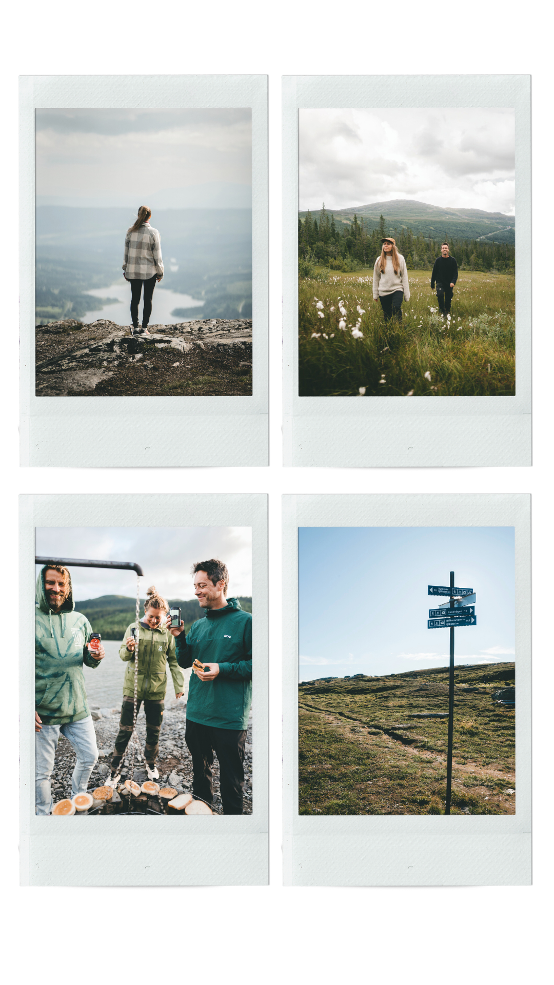 Hiking Sweden collage